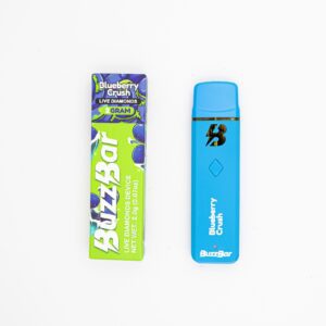 BuzzBar Liquid Diamond Vape UK — 2G THC disposable, 90%+ liquid diamonds, ceramic coil, draw-activated